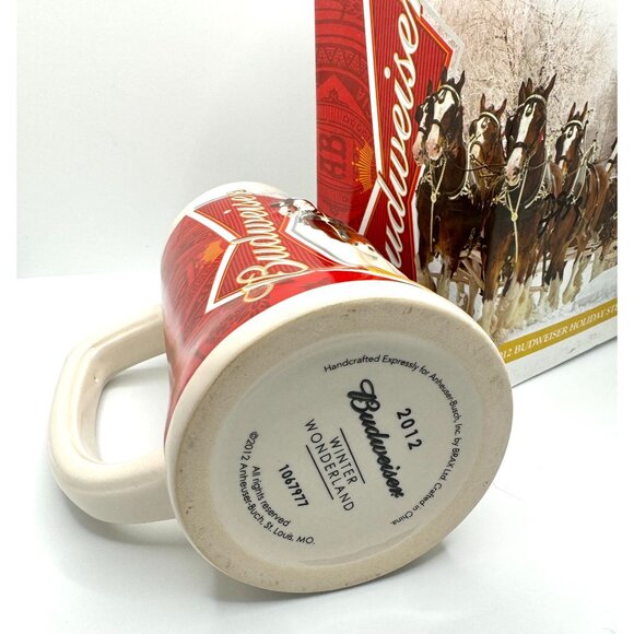 2012 Budweiser Holiday Stein - Picture 10 of 10